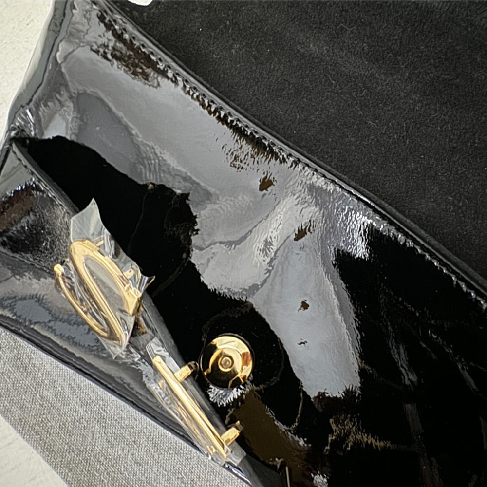 BRAND NEW SEX CLUTCH Vivienne Westwood BLK PATENT LEATHER. - Picture 12 of 13